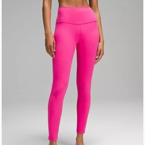 Lululemon Sonic Pink Align 28” legging Size 4